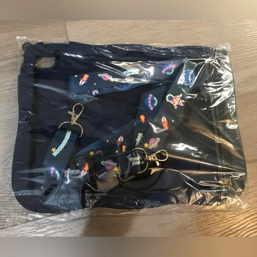 Space-Themed Astronaut Tablet Case with Strap